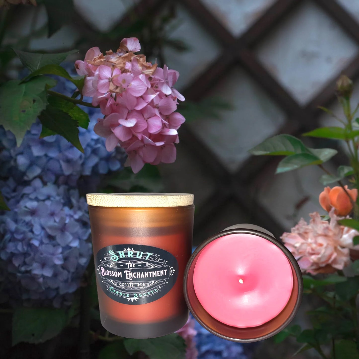 Blossom Enchantment: Love Potion in a Candle