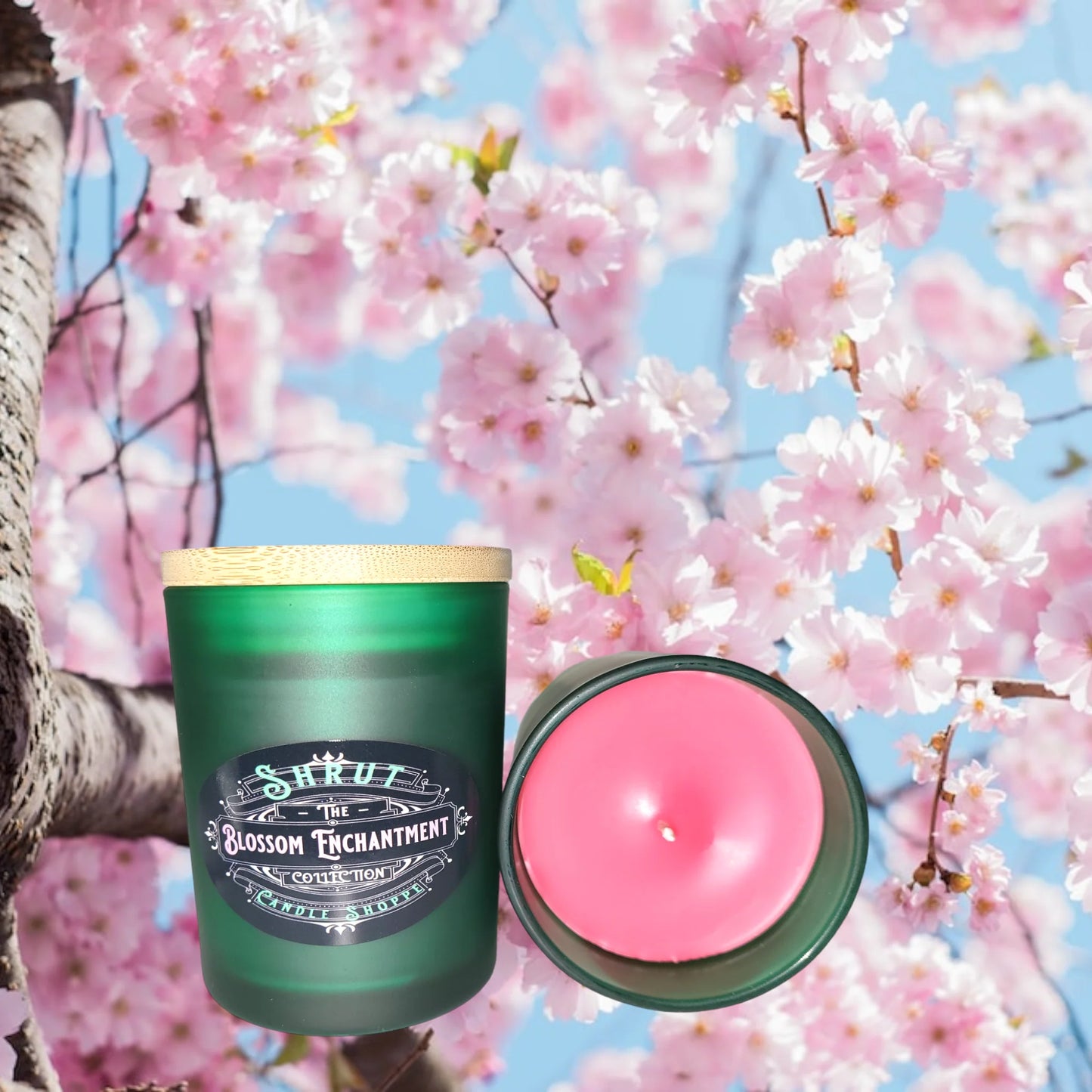 Blossom Enchantment: Love Potion in a Candle