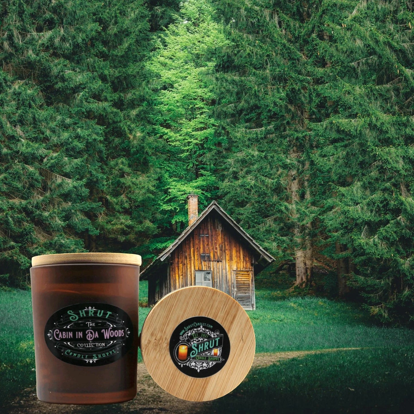Cabin in Da Woods Scented Candle - Embrace the Cozy Comfort of Home