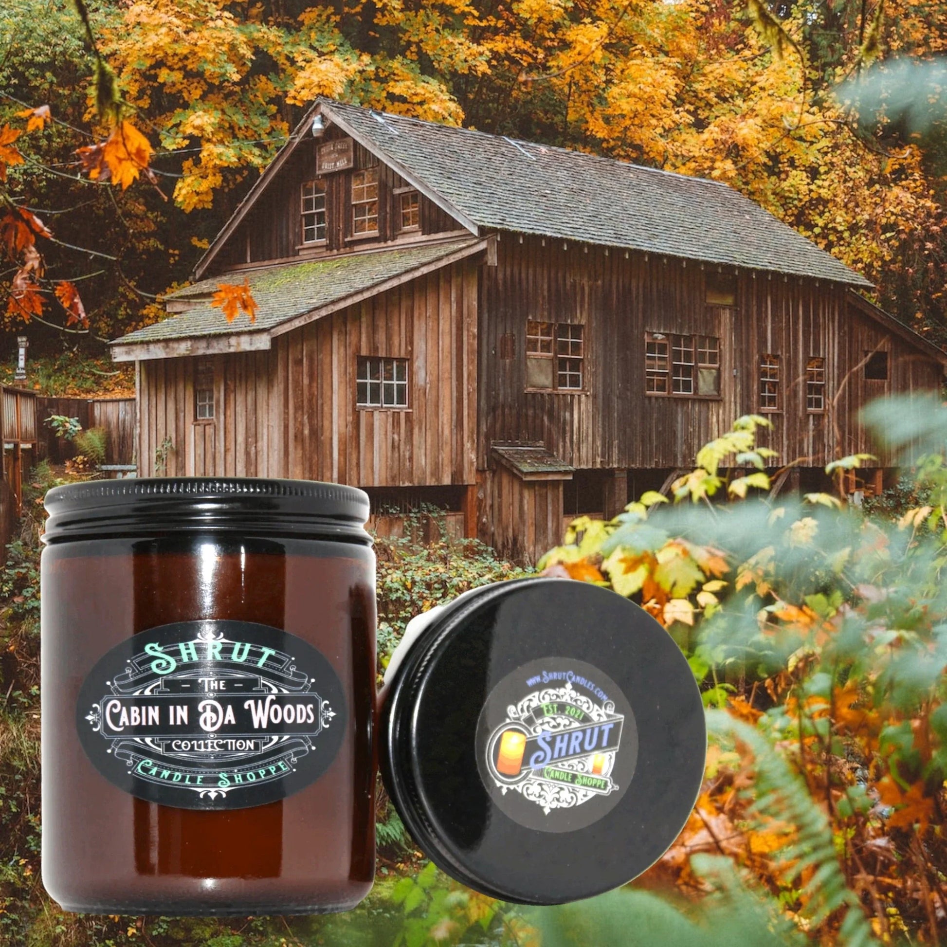 Cabin in Da Woods Scented Candle - Embrace the Cozy Comfort of Home