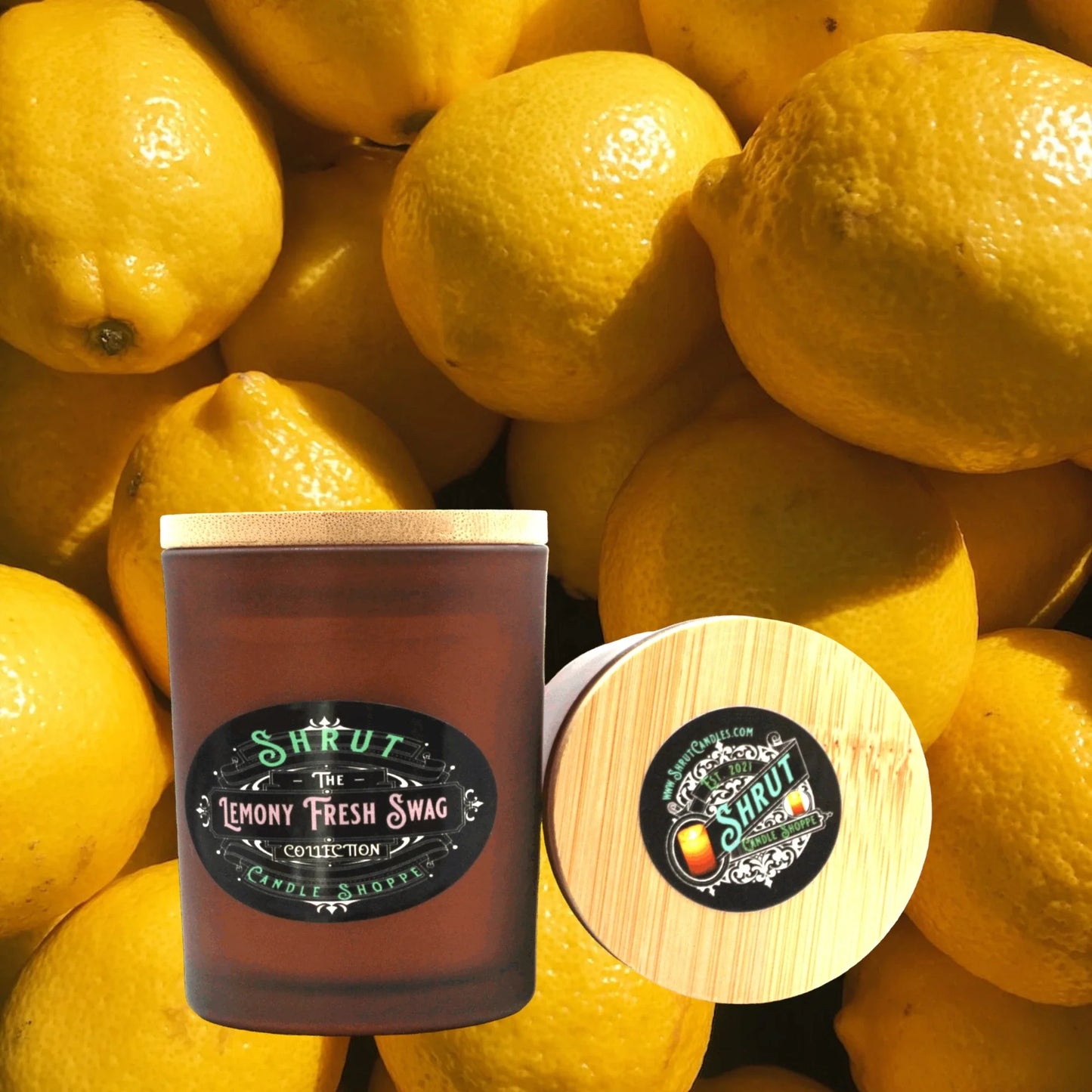 Lemony Fresh Swag Scented Candle - The Ultimate Sensory Pick-me-up
