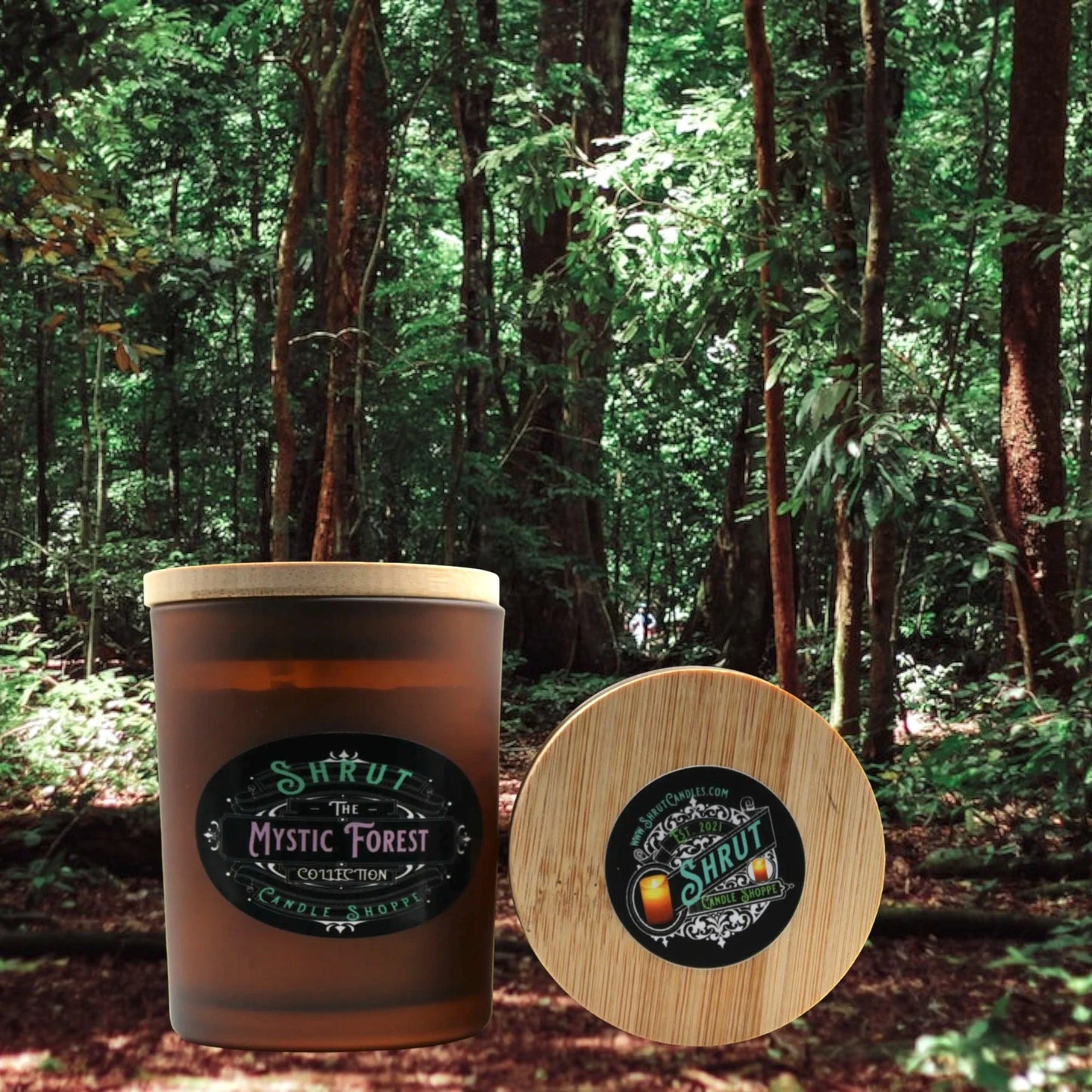 Mystic Forest Scented Candle - An Enchanting Journey