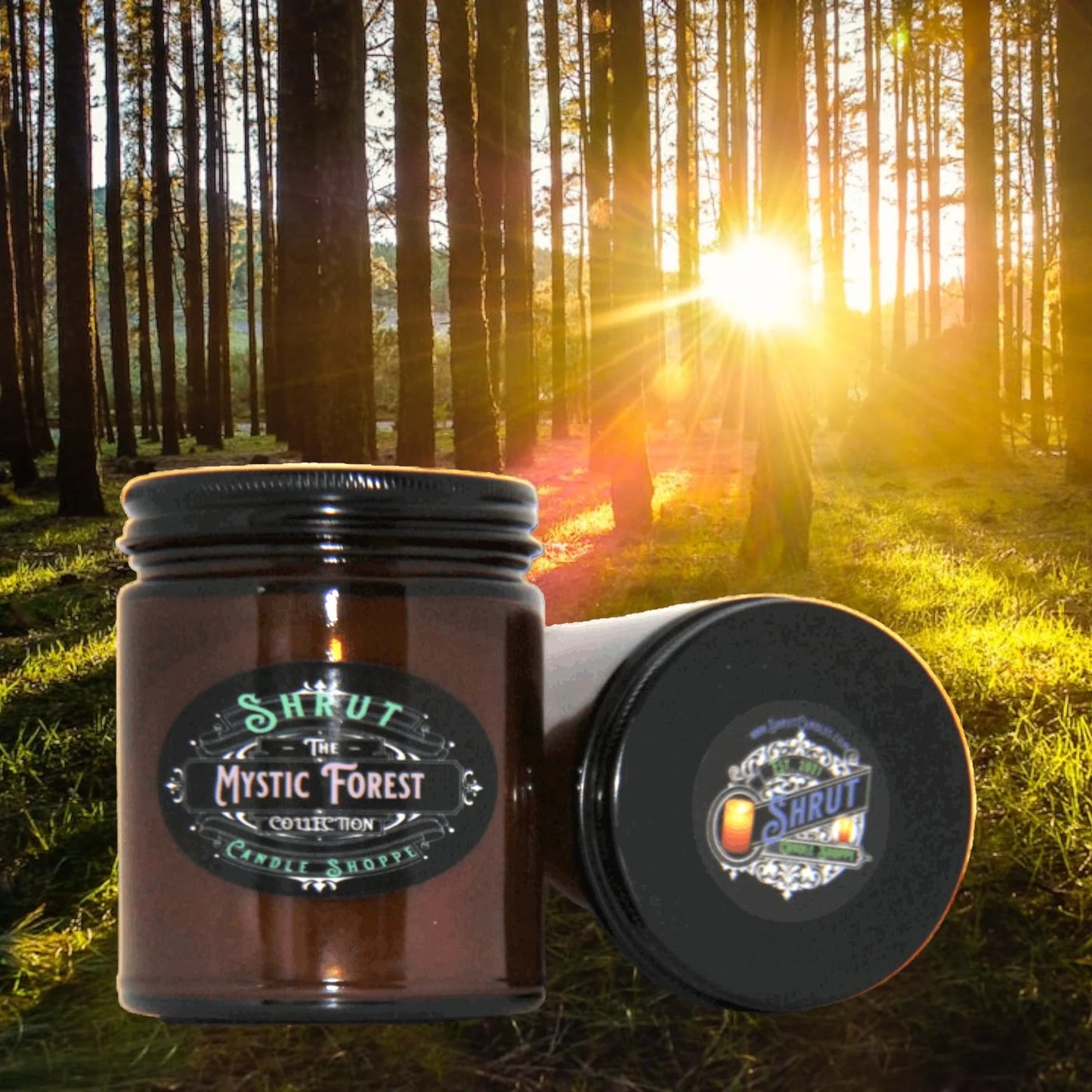 Mystic Forest Scented Candle - An Enchanting Journey