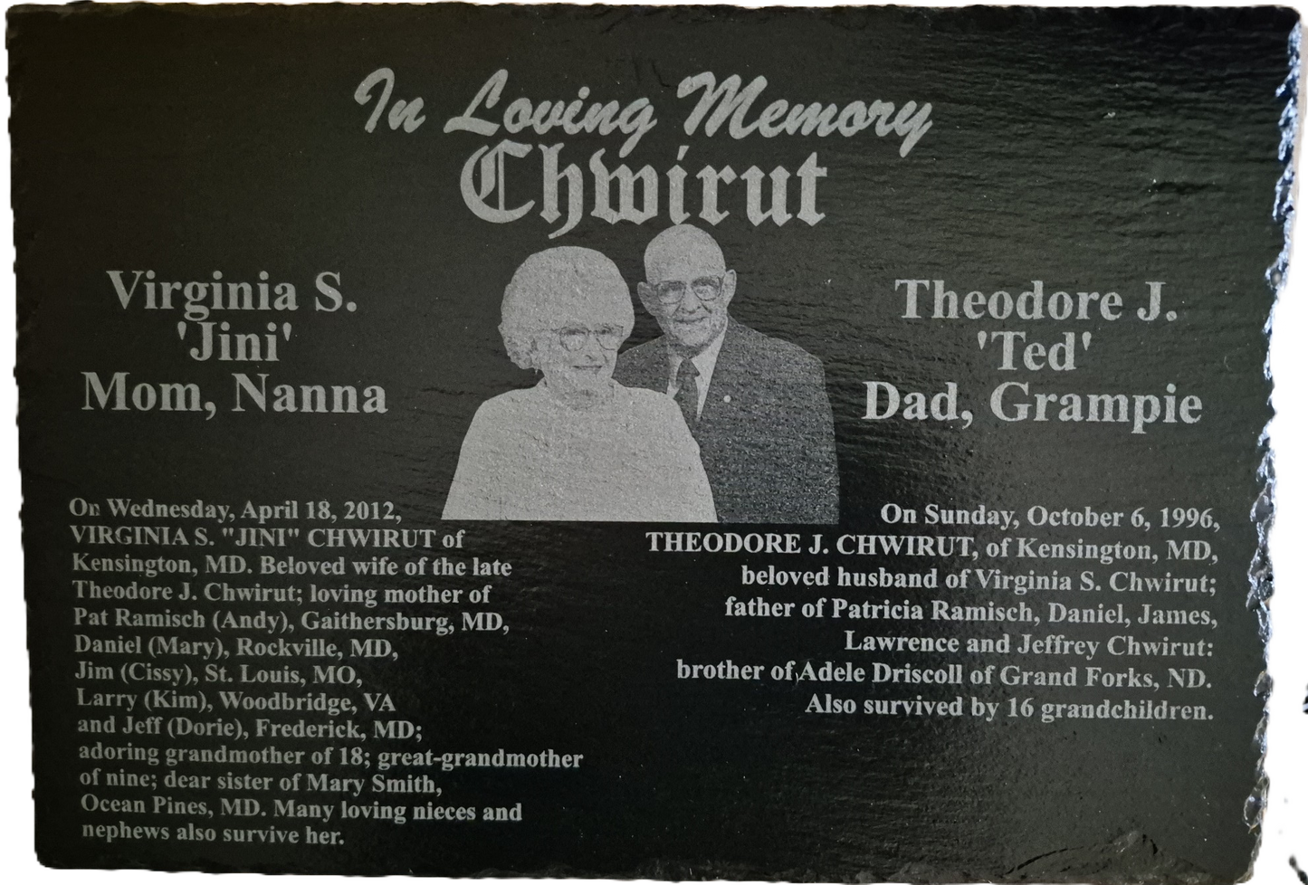 Custom Memorial Plaques