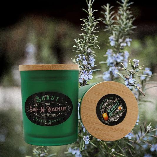 Sage-N-Rosemary Scented Candle - Essence of Nature