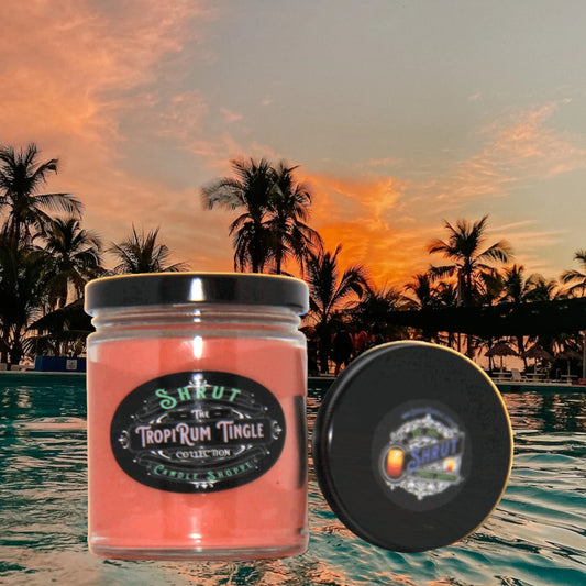 TropiRum Tingle Scented Candle - A Tropical Oasis